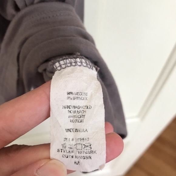 Soprano Grey Beaded Neck Tank Top - Picture 7 of 8